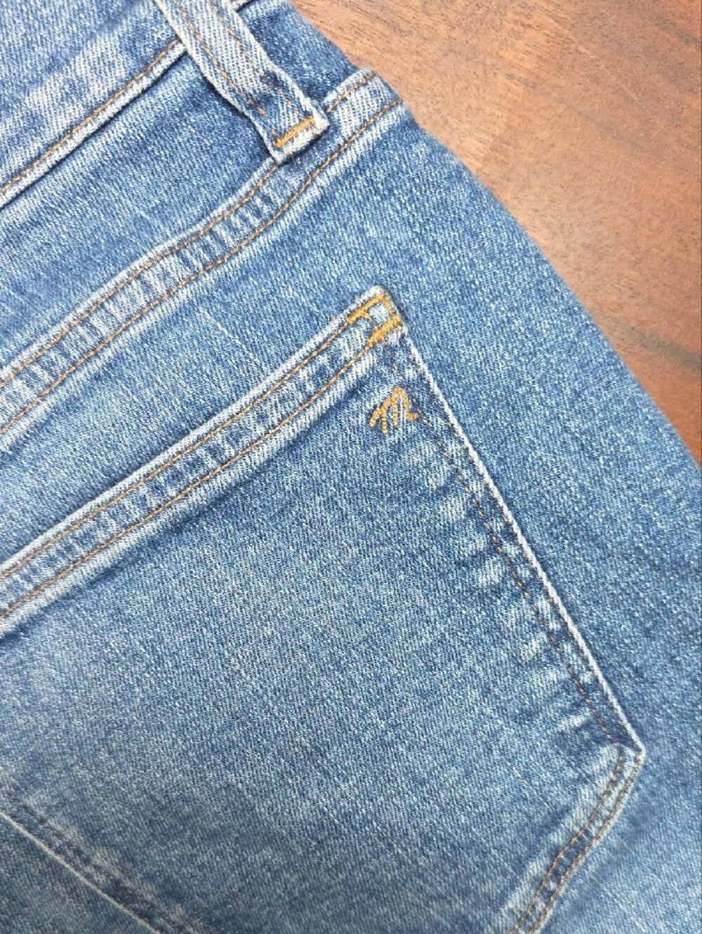 Madewell Flared Fray Crop Jeans with Raw Hem🌿ANTHROPOLOGIE Y2k Premium - Picture 8 of 9